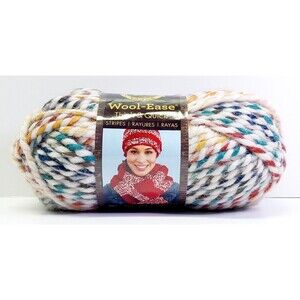 Hudson Bay New Skein Lion Brand Wool-Ease Thick Quick Yarn Ivory Green Red Blue